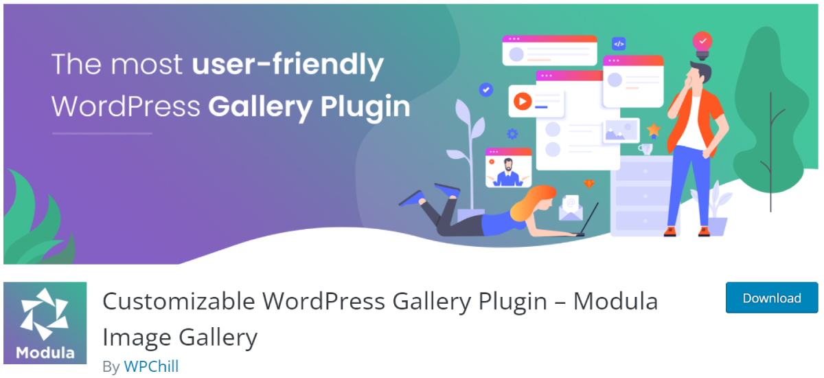 Customizable WordPress Gallery plugin page
