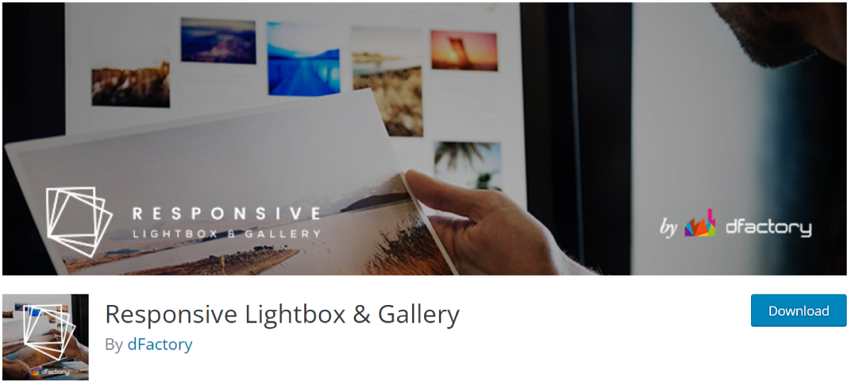 Responsive Lightbox & Gallery plugin page