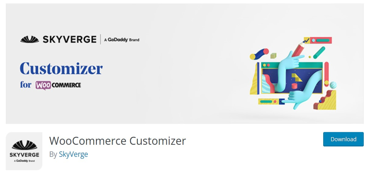 WooCommerce Customizer plugin page