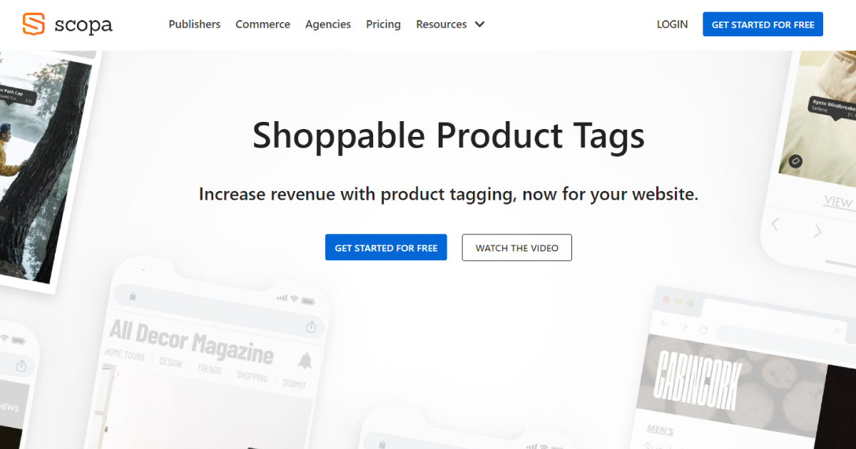 Scopa Shoppable Product Tag
